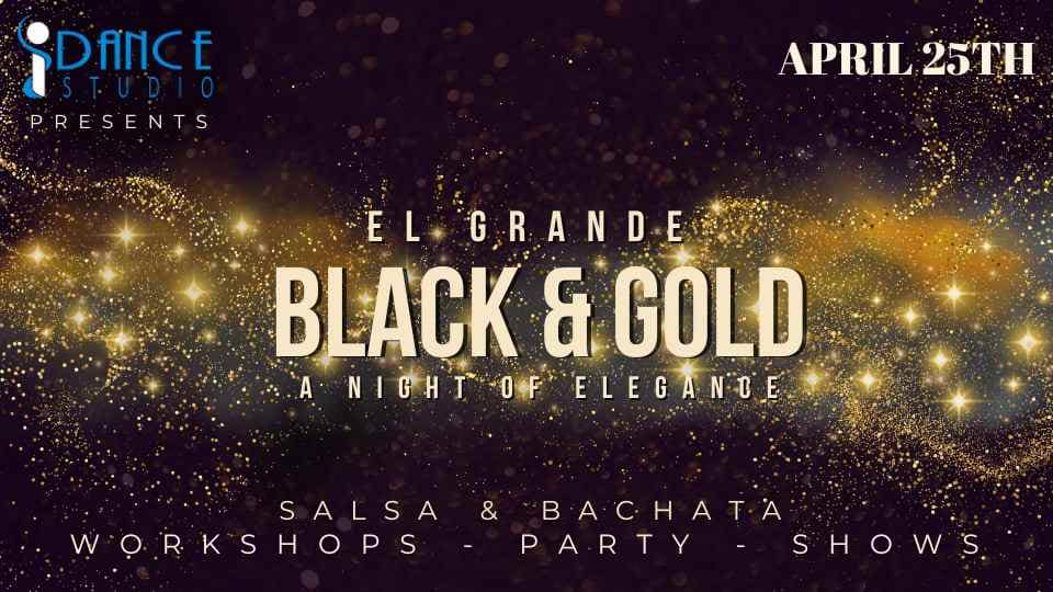 El Grande Black & Gold Event page